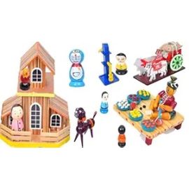 Miniature Indian Village Playsets