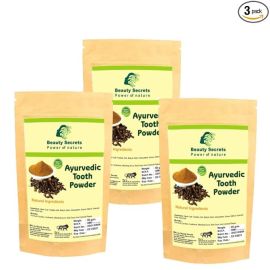 Herbal tooth powders (Charcoal, Clove, Neem)